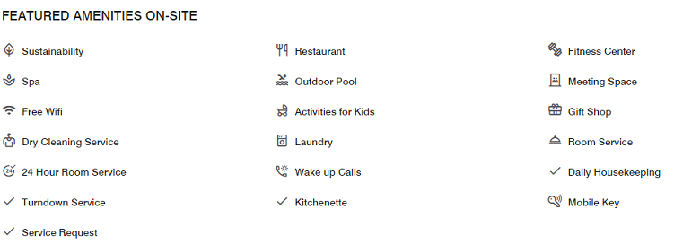 Amenities